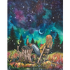 'With the Stars' by Kat Fedora, Diamond Painting Canvas Kit (040)