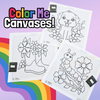 COLOR ME CANVASES -by Sachin Sachdeva, Coloring Page DP Kits