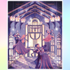 'Ghostly Ballroom' by Shari Borba, Diamond Painting Canvas Kit (125)