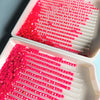 Glitter Drills - Cranberry 15 Gram Jar of Specialty Drills (XC023)