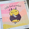 'Cute But Psycho' by CuteButWeird, Diamond Painting Canvas Kit (039)