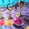 'Glass Confetti Balls' Stitch Marker Charms SET