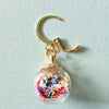 'Glass Confetti Balls' Stitch Marker Charms SET