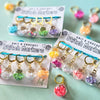 'Glass Confetti Balls' Stitch Marker Charms SET