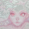 'Albino Mermaid' by Kikowah, Diamond Painting Canvas Kit (022)