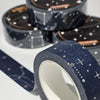 'Starry Sky' Silver Foil Washi Tape - by TalySketch