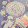 'Space Pets' by Jessica Maltezo, Diamond Painting Canvas Kit (99)