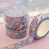 'Space Pets' Silver Foil Washi Tape - by Jessica Maltezo