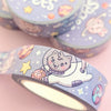 'Space Pets' Silver Foil Washi Tape - by Jessica Maltezo