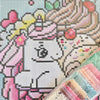 'Unicorn Dessert Dreams' by Sachin Sachdeva, Diamond Painting Canvas Kit (072)