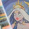 'Celestial Tide' by TalySketch, Diamond Painting Canvas Kit (085)