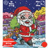 (v1.0) 'Santa Delivering Gifts' by Sachin Sachdeva, Diamond Painting Canvas Kit (038)