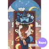 'Sky Guardian Witch' by TalySketch, Diamond Painting Canvas Kit (081)
