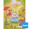 'Piggy's Farm' by CuteButWeird, Diamond Painting Canvas Kit (70)