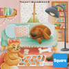 'Pet Games' by Shari Borba, Diamond Painting Canvas Kit (097)
