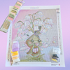 'Blooming Happy' by Karii Creates, Diamond Painting Canvas Kit (123)