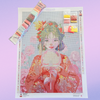'Red Wedding Dress' by Michelle Xia, Diamond Painting Canvas Kit (031)