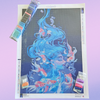'Breath of Azure' by Michelle Xia, Diamond Painting Canvas Kit (089)