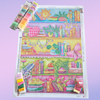 'Book Lover's Treasures' by Karii Creates, Diamond Painting Canvas Kit (119)