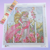 'Spring Elf Warrior' by TalySketch, Diamond Painting Canvas Kit (084)