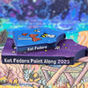 (MADE TO ORDER) - Kat Fedora Paint Along Trays, Diamond Painting Trays w/ Stoppers & Magnet Lids
