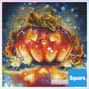 'Pumpkin Night' by Ania Maria Draws, ULTIMATE SPARKLE Diamond Painting Canvas Kit (166)
