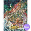 'Restful Earth' by Kat Fedora, Diamond Painting Canvas Kit (041)