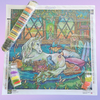 'Imagine Unicorns' by Kat Fedora, Diamond Painting Canvas Kit (094)