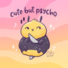 'Cute But Psycho' by CuteButWeird, Diamond Painting Canvas Kit (039)
