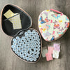 60 Container Heart Shaped Diamond Painting Storage Box - Round Jars