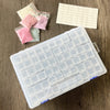 60 Container Clear Diamond Painting Storage Box - Square Containers