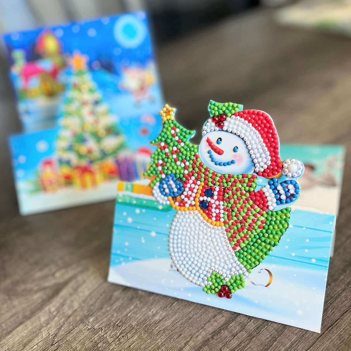 Diamond Painting Christmas Card Kit Christmas Classics Munimade