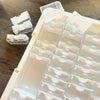 50 Mixed Container White Tray Diamond Painting Storage Box
