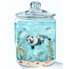 (v1.0) 'Seals in a Jar' by Terra Nord, Diamond Painting Canvas Kit (017)