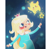 (v1.0) 'Star Princess' by Jessica Maltezo, Diamond Painting Canvas Kit (008)