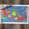 (v1.0) 'Technicolor Turtle' by Emma Casey, Diamond Painting Canvas Kit (006)