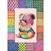 'Teddy Patches' by Karii Creates, Diamond Painting Canvas Kit (122)