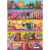 'Book Lover's Treasures' by Karii Creates, Diamond Painting Canvas Kit (119)