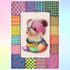 'Teddy Patches' by Karii Creates, Diamond Painting Canvas Kit (122)