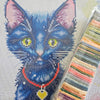 'Meadow Cat' by Terra Nord, Diamond Painting Canvas Kit (136)