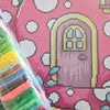 'Fairy Polka Cottage' by Sachin Sachdeva, Diamond Painting Canvas Kit (146)