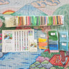 'Pastel Garden View' by Courtney Lyons, Diamond Painting Canvas Kit (142)
