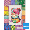 'Teddy Patches' by Karii Creates, Diamond Painting Canvas Kit (122)