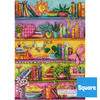 'Book Lover's Treasures' by Karii Creates, Diamond Painting Canvas Kit (119)