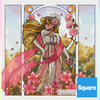 'Spring Elf Warrior' by TalySketch, Diamond Painting Canvas Kit (084)