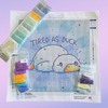 'Tired as Duck' by CuteButWeird, Diamond Painting Canvas Kit (115)